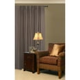 thumbnail image 5 of Lumi 5/8" Single Curtain Rod Set Pewter/ Matte Black- Trumpet finials 28"-48" - Pewter, 5 of 5