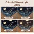 thumbnail image 7 of Design&I 3'x5' Ultra Soft Throw Mat, Mystical Snake Celestial Moon Astral Border Gothic Witchy Design None Fluffy Washable Easy Care Indoor rug for Bedside Hallway, 7 of 7