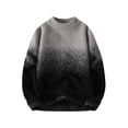 thumbnail image 3 of LOVZFMLL Men's Sweaters, Ombre Acrylic Crew Neck Ribbed Pullover, Casual Everyday Basic, Fall Clothes, Warm Winter Tops Loose, 3 of 3
