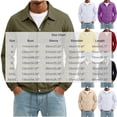 thumbnail image 3 of Jackets for Men, Fall Thin Breathable Jackets for Men Lightweight Outdoor Waterproof Jacket Collared Coats, 3 of 8