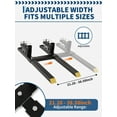 thumbnail image 4 of EDTara Fourchettes à Palettes à Pince à Fixation Rapide, Fourchettes Robustes de 60 Pouces avec Capacité de 4000 Lb et Barre Stabilisatrice Réglable pour Mini-Chargeuses et Chargeuses, 4 of 6