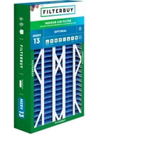 Filterbuy 16x26x5 MERV 13 Health Defense, Pleated HVAC AC Furnace Air Filters for Electro-Air, Emerson, White Rodgers, & Comfort Plus (1-Pack)