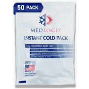 Medlogix Instant Cold Packs | Made in USA | 50 Pack 5"x7" | Disposable Ice Cold Compress