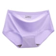 thumbnail image 1 of Mujeres Bragas Transpirables Cintura Media Ropa Interior Causal Bragas Lencería Púrpura Sunnimix bragas sin costuras para mujer, 1 of 4
