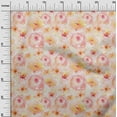 thumbnail image 2 of oneOone Viscose Chiffon Fabric Watercolor Floral Decor Fabric Printed BTY 42 Inch Wide, 2 of 4