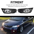 thumbnail image 3 of Faros antiniebla ECOTRIC para Honda Civic 4DR Sedan 2009-2011, 3 of 9