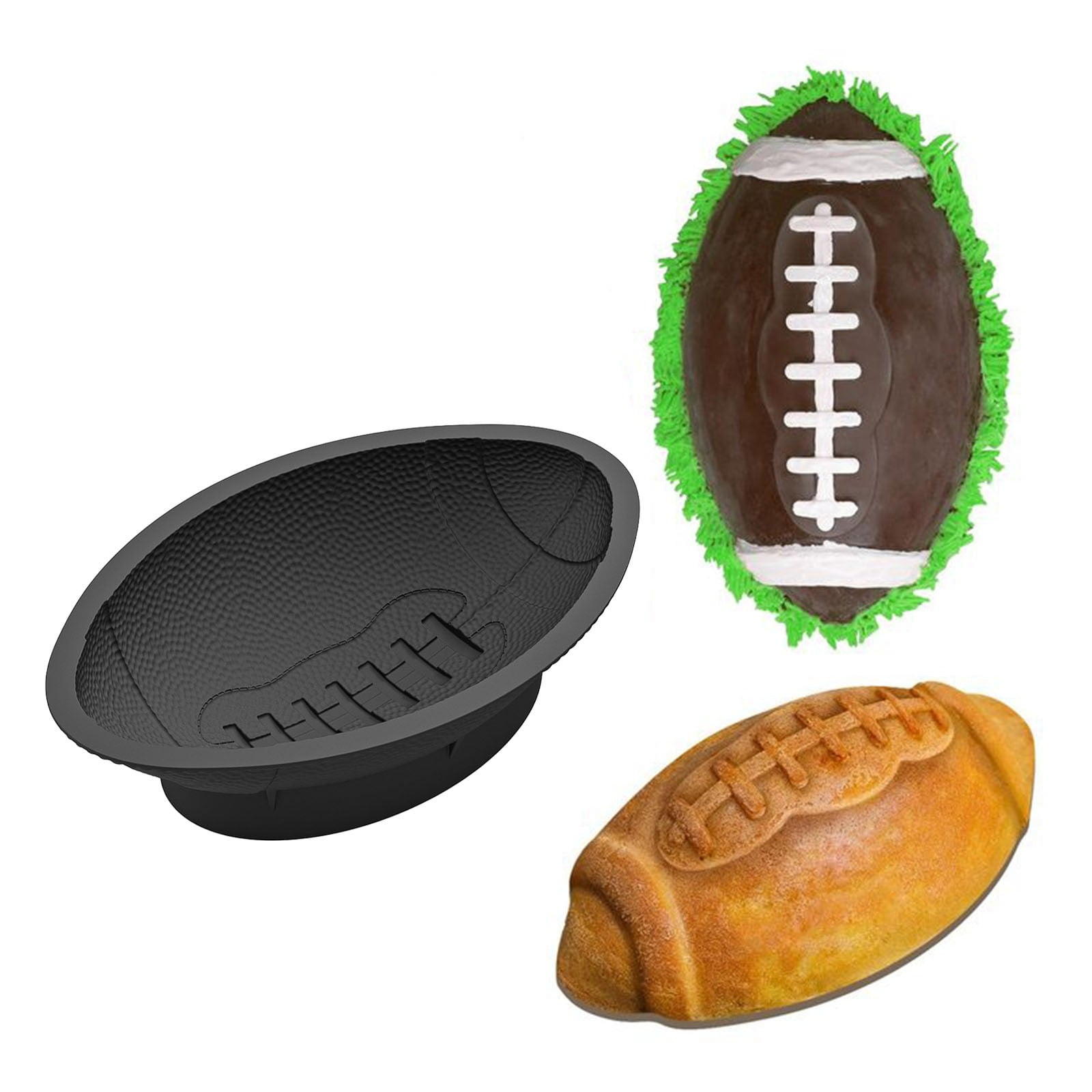 Football Shaped Silicone Cake Mold Food Grade High Temperature