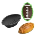 thumbnail image 2 of Football Shaped Cake Non Stick Silicone Bakeware for 3D Sports Themed Party Catering Desserts, 2 of 7