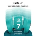 thumbnail image 3 of Diono Everett NXT Latch Slim Fit Lightweight Booster Car Seat, Blue Razz Ice, 3 of 6