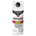 thumbnail image 3 of 6 Pack, White, Rust-Oleum Stops Rust Custom Spray 5 in 1 Semi-Gloss Spray Paint-376910, 12 oz, 3 of 12
