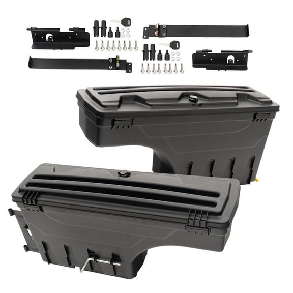 PIT66 Lockable Truck Bed Storage Toolbox Drawer Left and Right Sides, Fit for Toyota Tundra 07-21