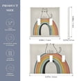 thumbnail image 2 of Yayeee Toggle Light Switch Wall Plate 3-Gang 6.37"x4.48" Decorative Outlet Cover, White Cat Rainbow, 2 of 7