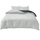 thumbnail image 2 of Juego de cama de 4 piezas de algodón lavado, blanco y azul, 180 x 220 cm. Sábanas suaves y transpirables para mayor comodidad en dormitorios Rkxzt, 2 of 6