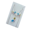 thumbnail image 4 of COLLAR DE LIBELULA MULTICOLOR DE PLATA CON ARETES, 4 of 4