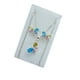 thumbnail image 4 of COLLAR DE LIBELULA MULTICOLOR DE PLATA CON ARETES, 4 of 4
