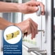 thumbnail image 4 of Cilindro de Cerradura de Latón Macizo, Cilindro de Cerradura de Puerta Cilindro de Cerradura de Puerta de Tormenta con Llaves para Puerta de Madera de Aluminio Antirrobo 70mm(30/10/30), 4 of 7