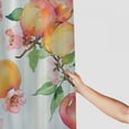 thumbnail image 3 of Creowell  Peach Shower Curtain for Bathroom Fruit Shower Curtain with Hooks Pink Summer Fruit Peach Bathroom Decor Cute Colorful Waterproof Fabric Shower Curtain 60x72, 3 of 7