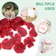 thumbnail image 4 of Uxcell 100 Paquete Cabezas de Flores Artificiales Cabeza de Ciruelo de Seda Falsa Roja, 4 of 7