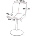 thumbnail image 2 of Funda elástica para taburete de bar, 2 fundas estampadas para silla alta de bar y comedor, protector de asiento de silla de comedor n.° 11, 2 of 4