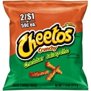 Cheetos? Crunchy Cheddar Jalapeno Cheese Flavored Snacks 2/$1 or $.59 ea. Prepriced 1.125 oz. Bag