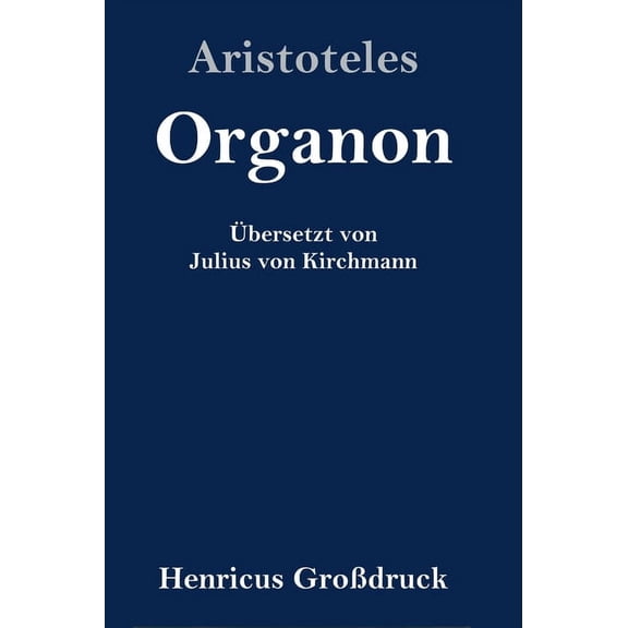 Organon (Großdruck) (Hardcover)