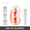 thumbnail image 6 of Clear Pitcher w/ Infuser Tube (3 lt, 102 oz), 6 of 7
