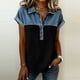 thumbnail image 2 of Camisetas de Manga Larga de Verano para Mujeres Camisetas con Cuello Redondo Casual con Ajuste Regular, 2 of 5