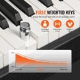 thumbnail image 4 of KFFKFF Digital Piano, 88-Key Weighted Action, Electric Dual Keyboard & Speakers, Includes Sustain Pedal & Headphone, 200 Sounds & Rhythms, Bluetooth/USB/MIDI Compatible, 4 of 9