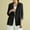 Black, variant on Cotton Linen Blazer for Womens Long Sleeve Loose Casual Lightweight Spring Summer Blazer Jackets Notch Lapel Business Suit with Pockets