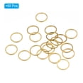 thumbnail image 3 of Unique Bargains Beading Hoop Earrings, 60Pcs Round Copper Hoop Earring for DIY Crafts Jewelry Making(12mm, Gold), 3 of 4