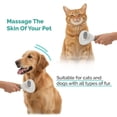 thumbnail image 5 of PETS-LAMB Self-Cleaning  and   Brush, Suitable for Long or Short Hair, Loose Hair Removal Brush, Easy to Remove, Pet Massage Tool. (GREY), 5 of 6