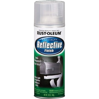 4 pack) 10 oz Rust-Oleum 214944 Clear Specialty Reflective Finish