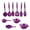 Purple-PP-home supplies, variant on LEFTHIGH Home 13 Piece Cookware Set Non-Stick Pots and Pans Maifan Stoneware Soup Pot Milk Pan Frying Pan with Spatulas Glass Lids Kitchen Cooking Set Black Pink Blue Purple Red Christmas Decorations