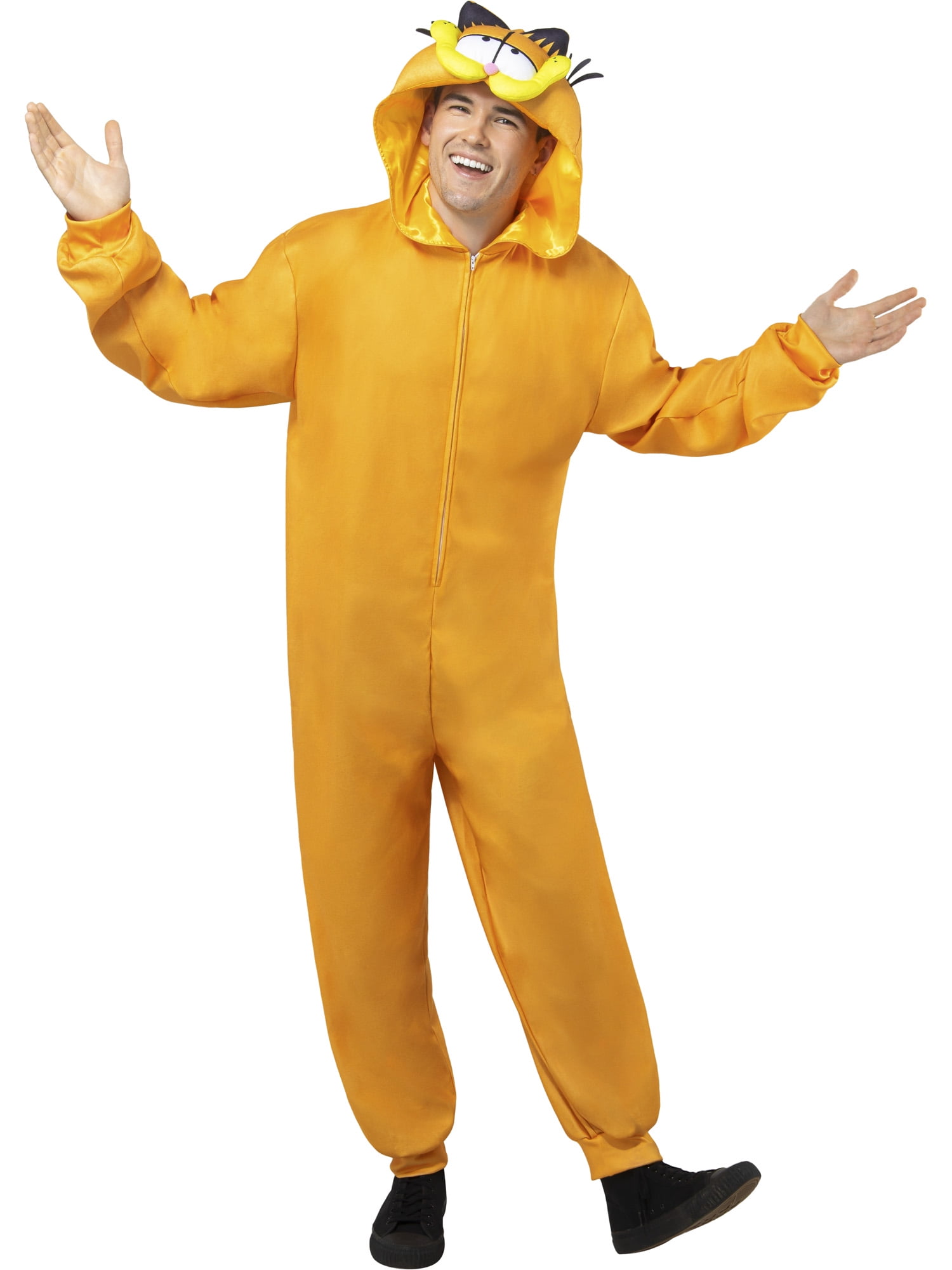 Frank Worthley experience Store Adult Officially Licensed Nickelodeon Garfield Halloween Costume S/M, Gold  - Walmart.com