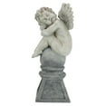 thumbnail image 4 of Design Toscano NG29240 Balancing a Dream Cherub Garden Statue,two tone stone, 4 of 4