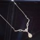 thumbnail image 4 of con minimalista, cadena, colgante ovalado, joyería para mamá, esposa, cumpleaños, graduación, regalo de compromiso, 4 of 7