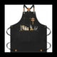 thumbnail image 1 of Delantal de Chef para Hombre, Delantal de Lona de AlgodóN Resistente con Espalda Cruzada con Correas Ajustables y Bolsillos, Color Negro, 1 of 5