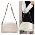 thumbnail image 6 of Yucurem Pu Leather Crossbody Bag Chain Strap Women Hobo Bag Messenger Bag (White) Fashion shoulder bag (White), 6 of 10
