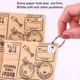 thumbnail image 3 of Hadanceo Paper Hole Sticker Portable 250Pcs Waterproof Reinforcement Labels Sticky Practical School Supplies, 3 of 7