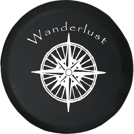 Wanderlust Nautical Star Compass Spare Tire Cover fits Jeep RV 32