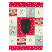 Carolines Treasures CK5180CHF Affenpinscher Love Flag Canvas House Size Large multicolor