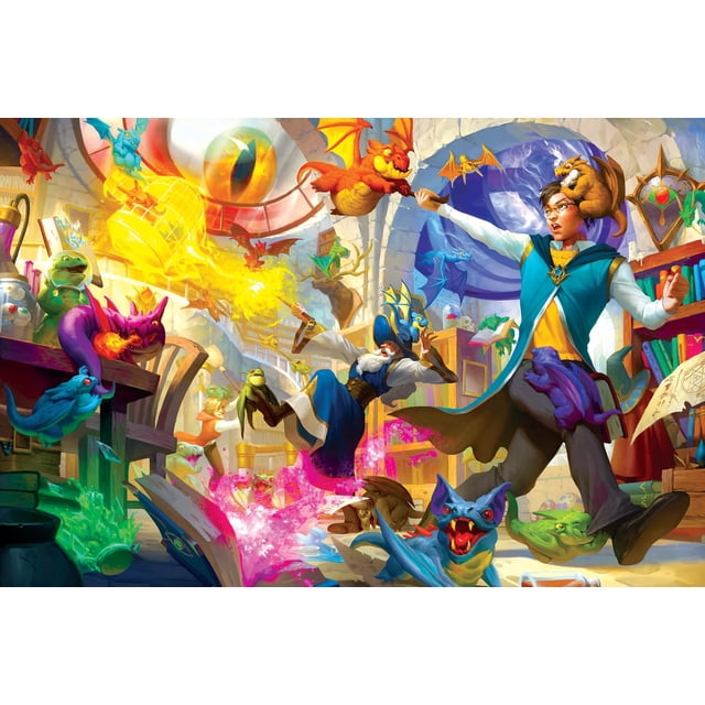 Rompecabezas Toynk Dragon Daycare Fantasy Wizard 1000 piezas