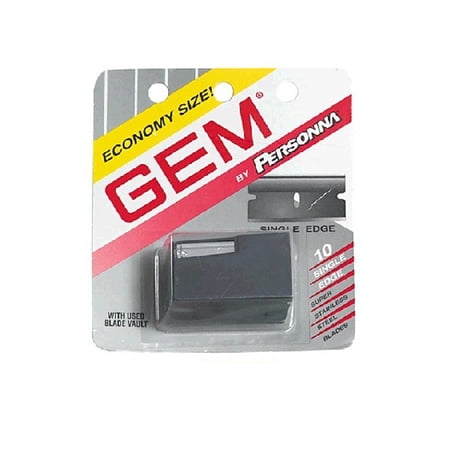 Personna Gem Super Stainless Steel Refill Blades, 10 ct. + Beyond BodiHeat Patch, 1 Ct