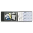thumbnail image 1 of 7-Ring 3-on-a-Page Business Check Book Binder - Black, 1 of 2