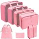 thumbnail image 1 of Juego de bolsas organizadoras de viaje, juego de 7/8/9/10 piezas, bolsas de almacenamiento, maletas, cubos de embalaje, equipaje portátil, ropa, zapatos, bolsa plegable, 1 of 5