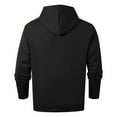 thumbnail image 6 of Men's Fashion Hoodies & Sweatshirts Winter Hoodies for Men Men's Zip Up Hoodie With Pocket Solid Color Pullover Lined Comfortable Casual Streetwear Sweatshirt for Winter, 6 of 6