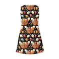 thumbnail image 6 of HOXZODT Womens Easter Bunny Dress Sleeveless V-Neck Casual A-Line Spring Summer Dress for Women Holiday Easter Outfit 2026, Dark Green, S, 6 of 7