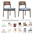 thumbnail image 4 of Square Chair Cushions Cover, Magic Bottle Pattern Elastic Office Chair Cover for Dining Chairs with Ties and Removable Cover, Desk Chair Seat Cushion Protectors set of 4, 4 of 7