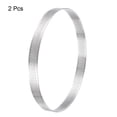 thumbnail image 3 of Uxcell 2pcs Stainless Steel Circular Cake Rings 7.8" Perforated Cake Mousse Ring Kitchen Baking Mould for Cake Dessert, 3 of 5
