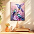 thumbnail image 2 of 5D DIY Diamond Painting Set "Hummingbird" Round Diamond Art Crafts for Adults, Suitable for Wall Decoration, Bedroom and Home Decoration, 2 of 6
